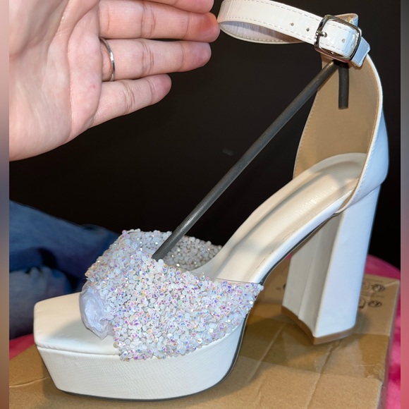 Women’s block high heel platform - Picture 6 of 6